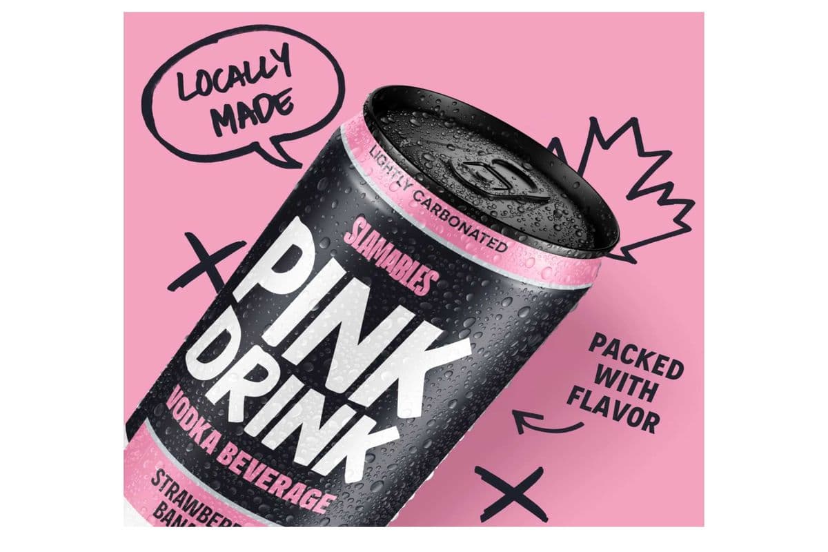 SLAMABLES PINK DRINK 4*355ML (4 x 4*355ML )