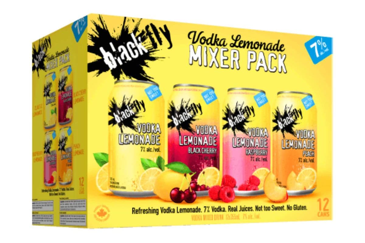 Black Fly Vodka Lemonade Mixer Pack 12x355ml (12 x 355ml)
