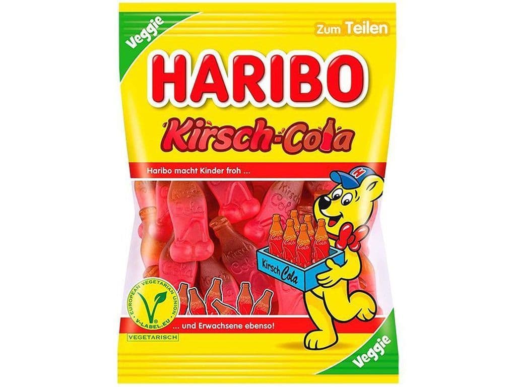 Haribo Cherry Cola (Kirsch Cola) Gummies Candy Bag