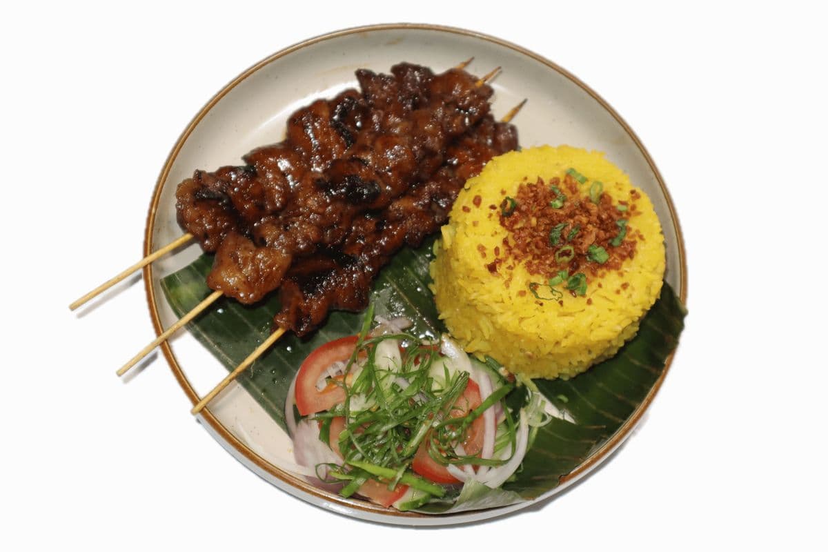 Pork BBQ Skewers With Java Rice