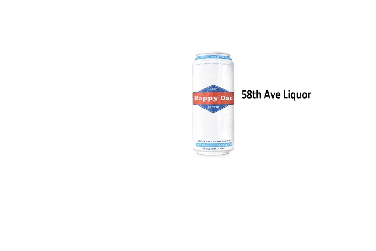 HAPPY DAD HARD SELTZER FRUIT PUNCH CAN (1 x 473ML)