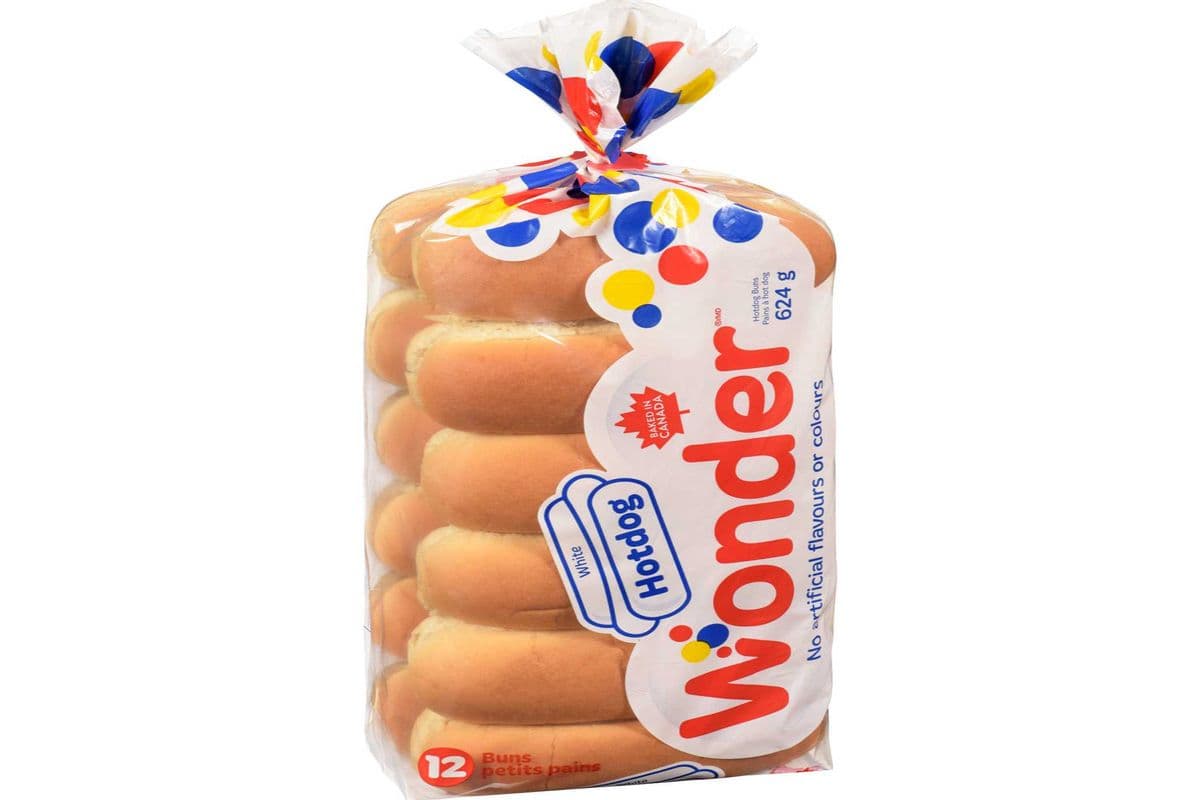 Wonder White Hotdog Buns