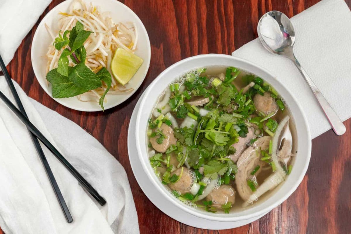 26. Beef Noodle Soup, Steak, Tripe & Beef Balls