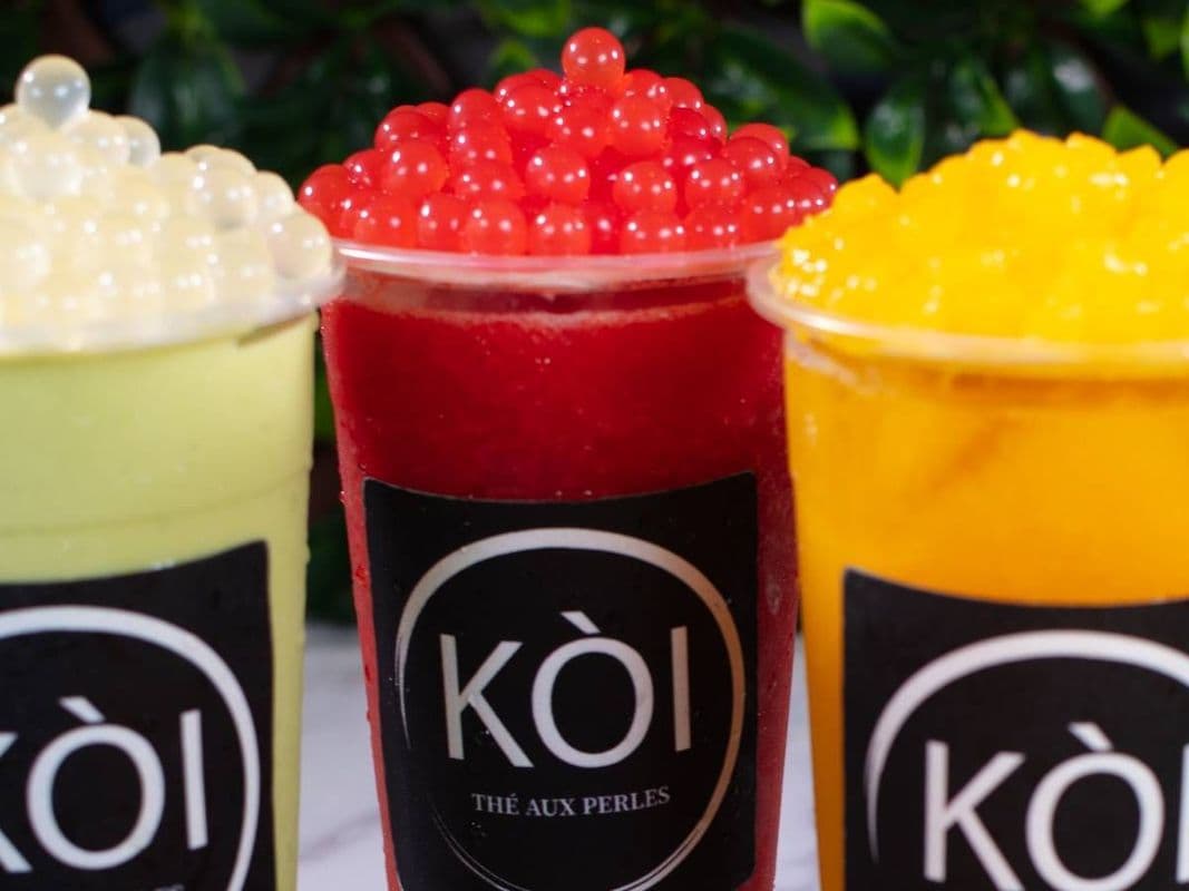 AVOCADO SLUSH WITH BROWN SUGAR BOBA