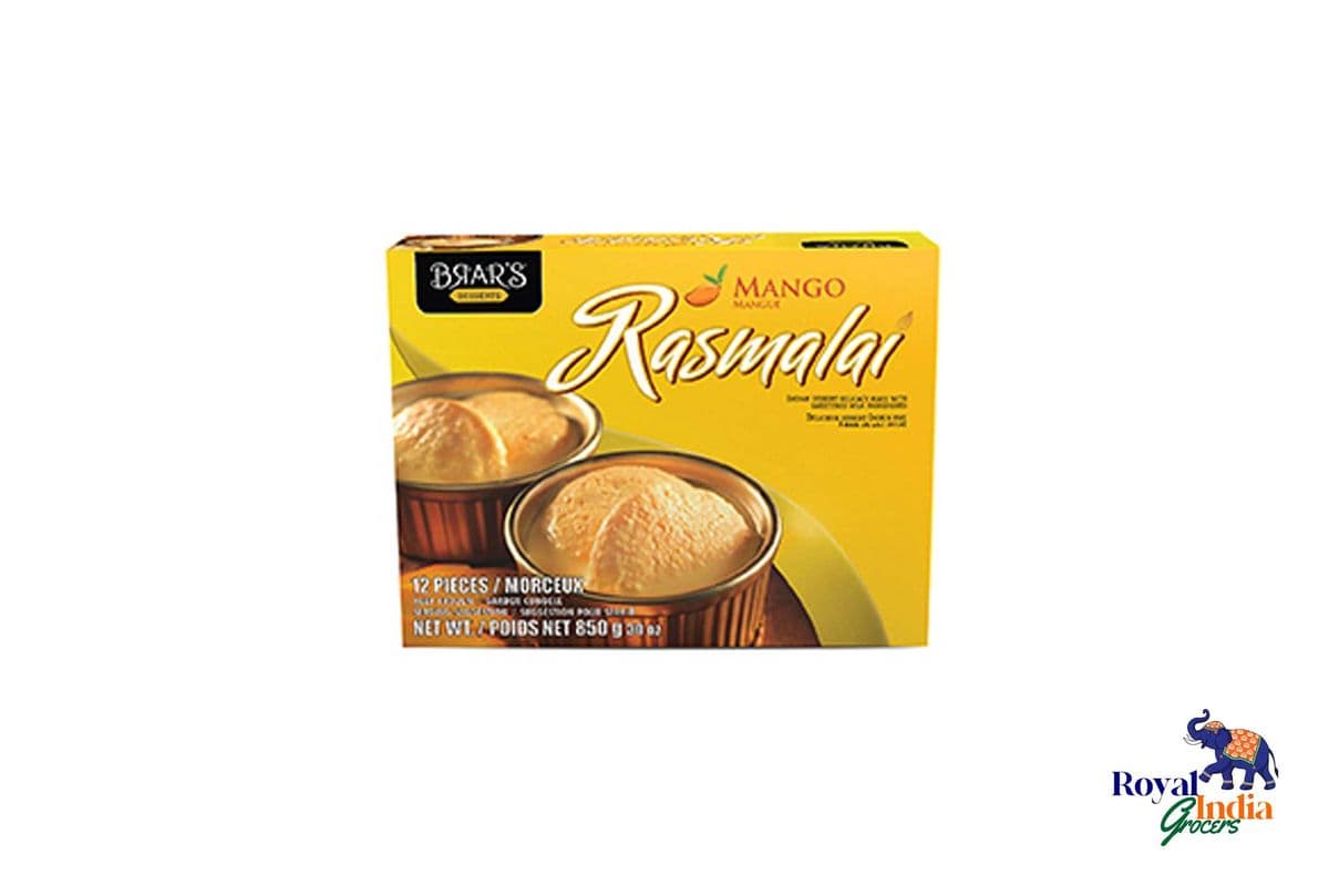 Brar's Mango Ras Malai (12 pcs)