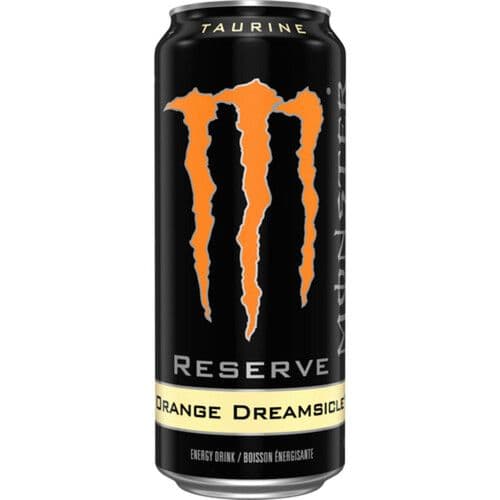 Monster Reserve Boisson Énergisante Dreamsicle Orange 473ml/ Monster Reserve Energy Drink Orange Dreamsicle 473ml