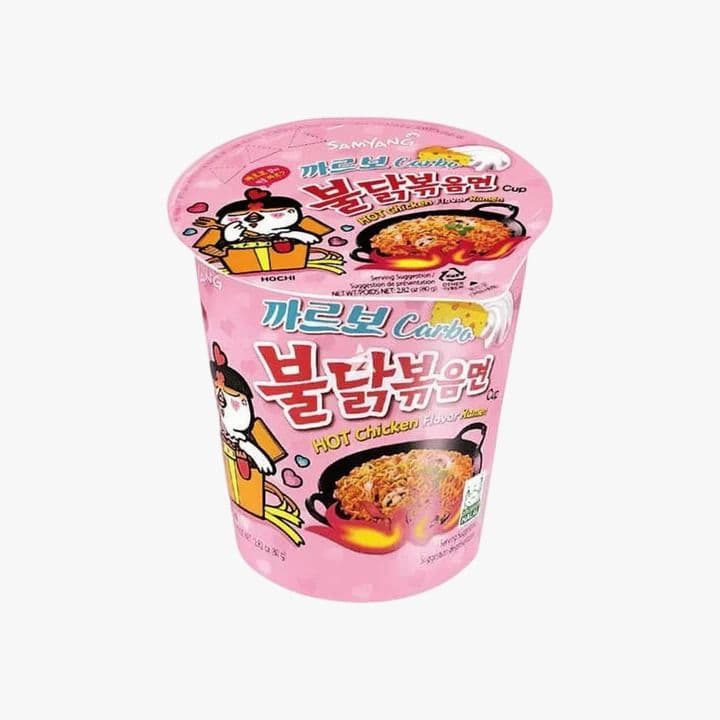 Carbonara Buldak Cup Noodle (Uncooked)
