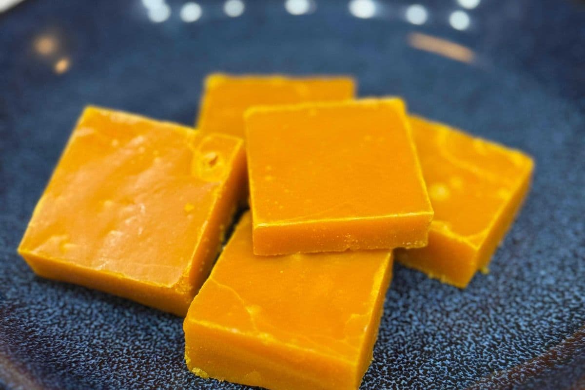 Besan Burfi - Badam