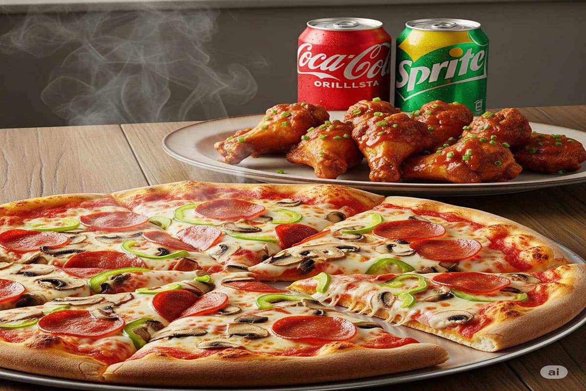 Pizza Party Pack (14" Pizza + 8 Wings)