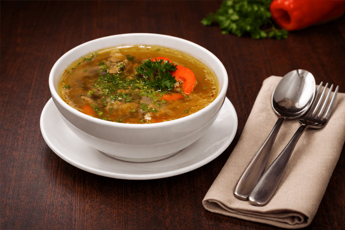 Chicken Liver Dumpling Soup