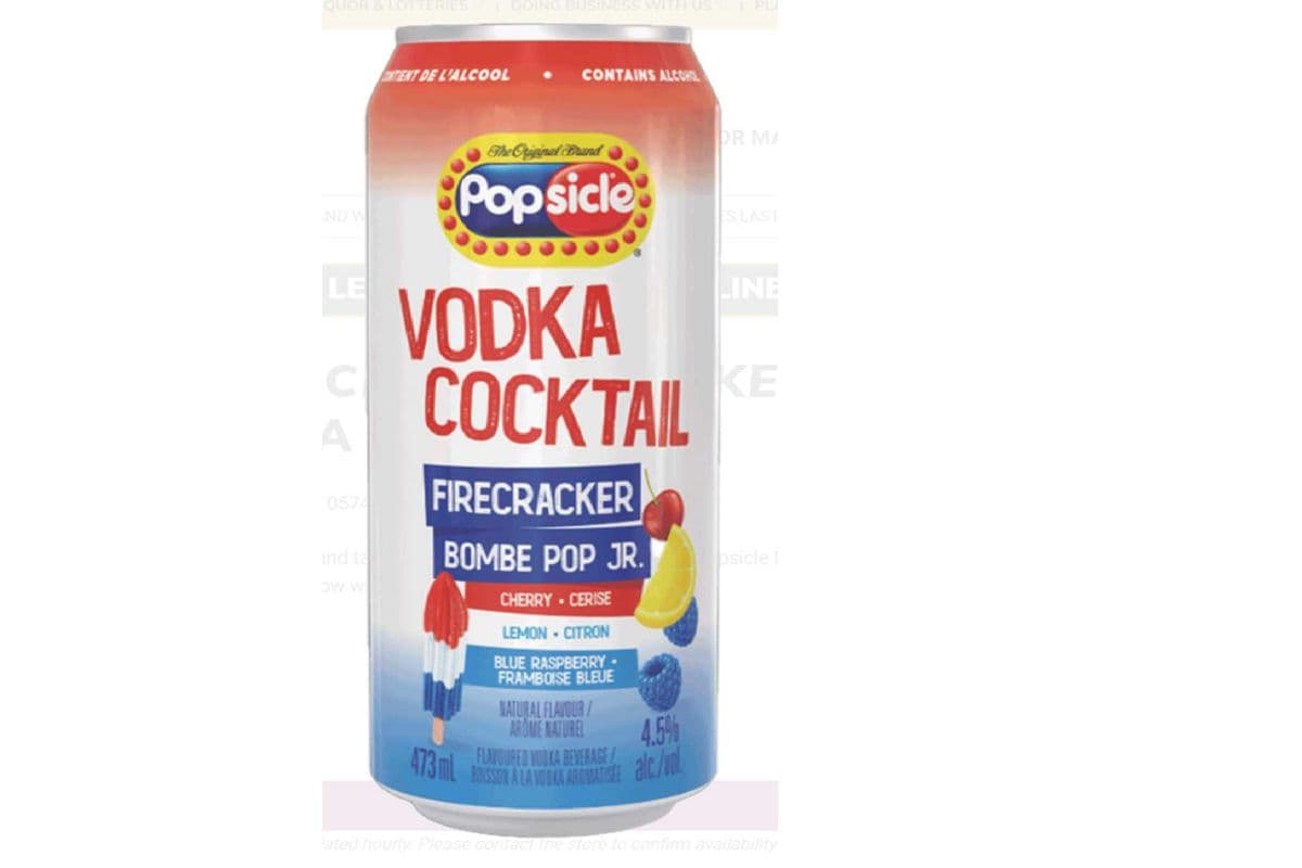 Popsicle Firecracker Vodka Cocktail (1 x 473 ml can)