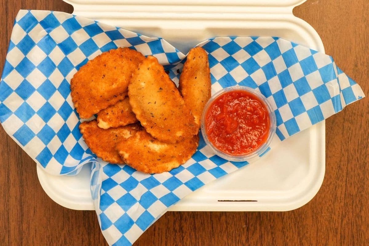 Breaded Mozzarella Ravioli