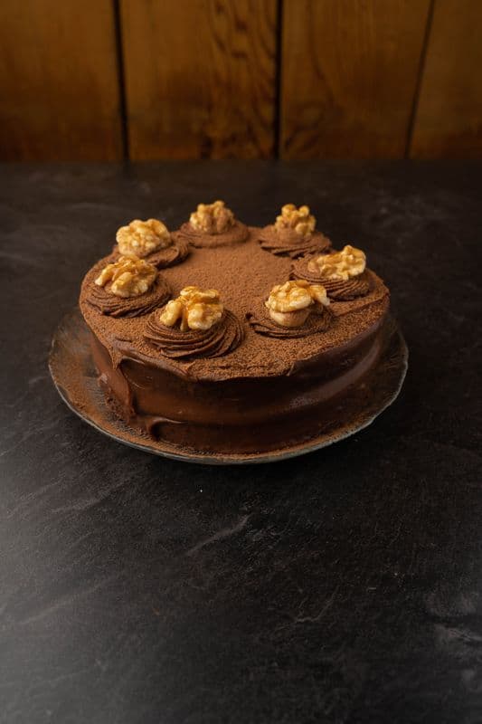 Chocolate Carrot Cake (8 servings)