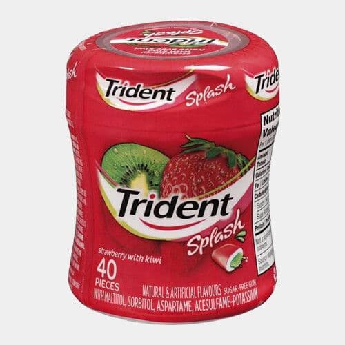 Trident Kiwi fraise (40 mcx) / Trident Strawberry with Kiwi (40 pcs)