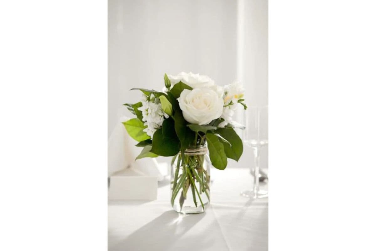 White Garden Vase arrangement