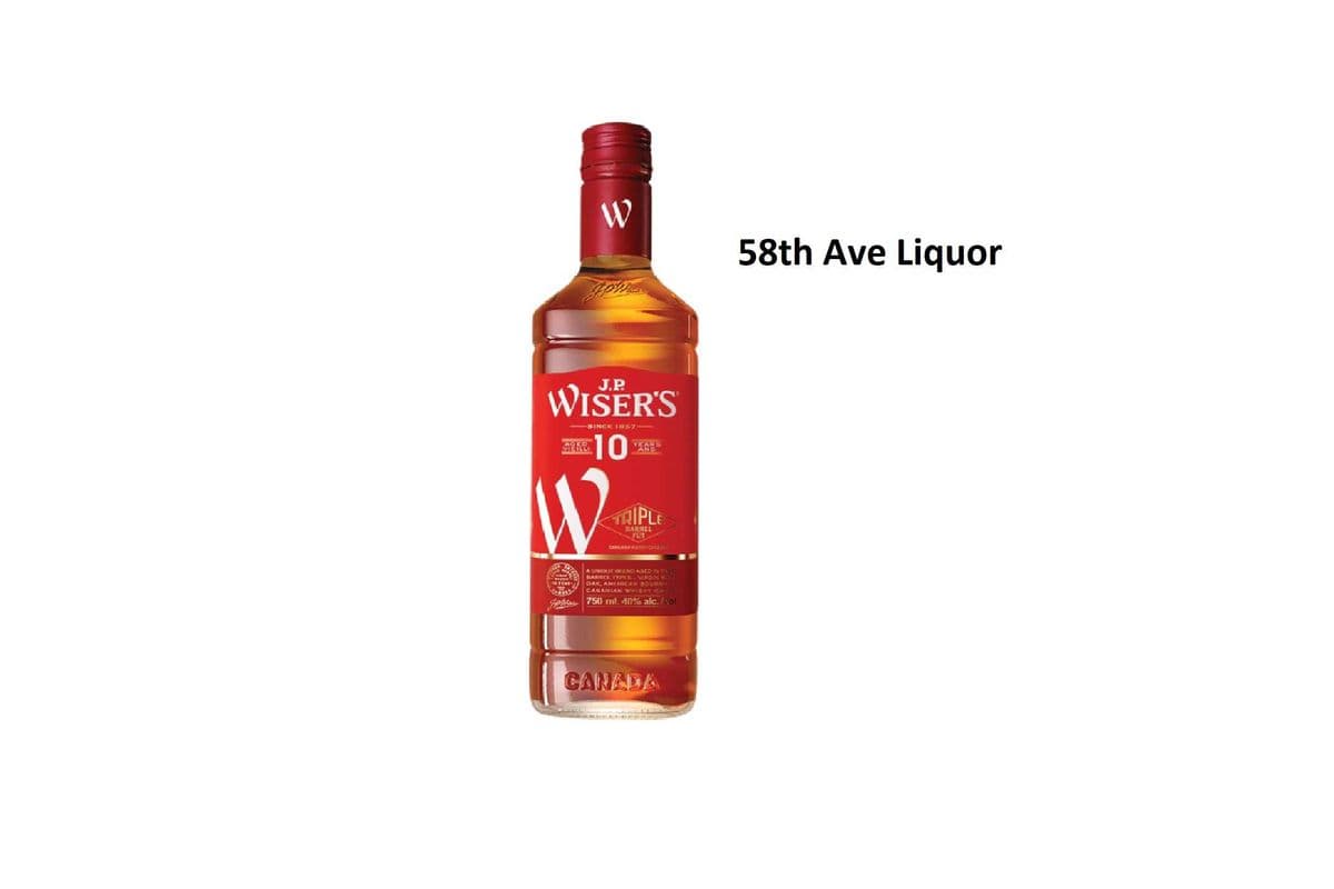 J.P. WISER'S 10YO CANADIAN WHISKY 750ML (1 x 750ML)