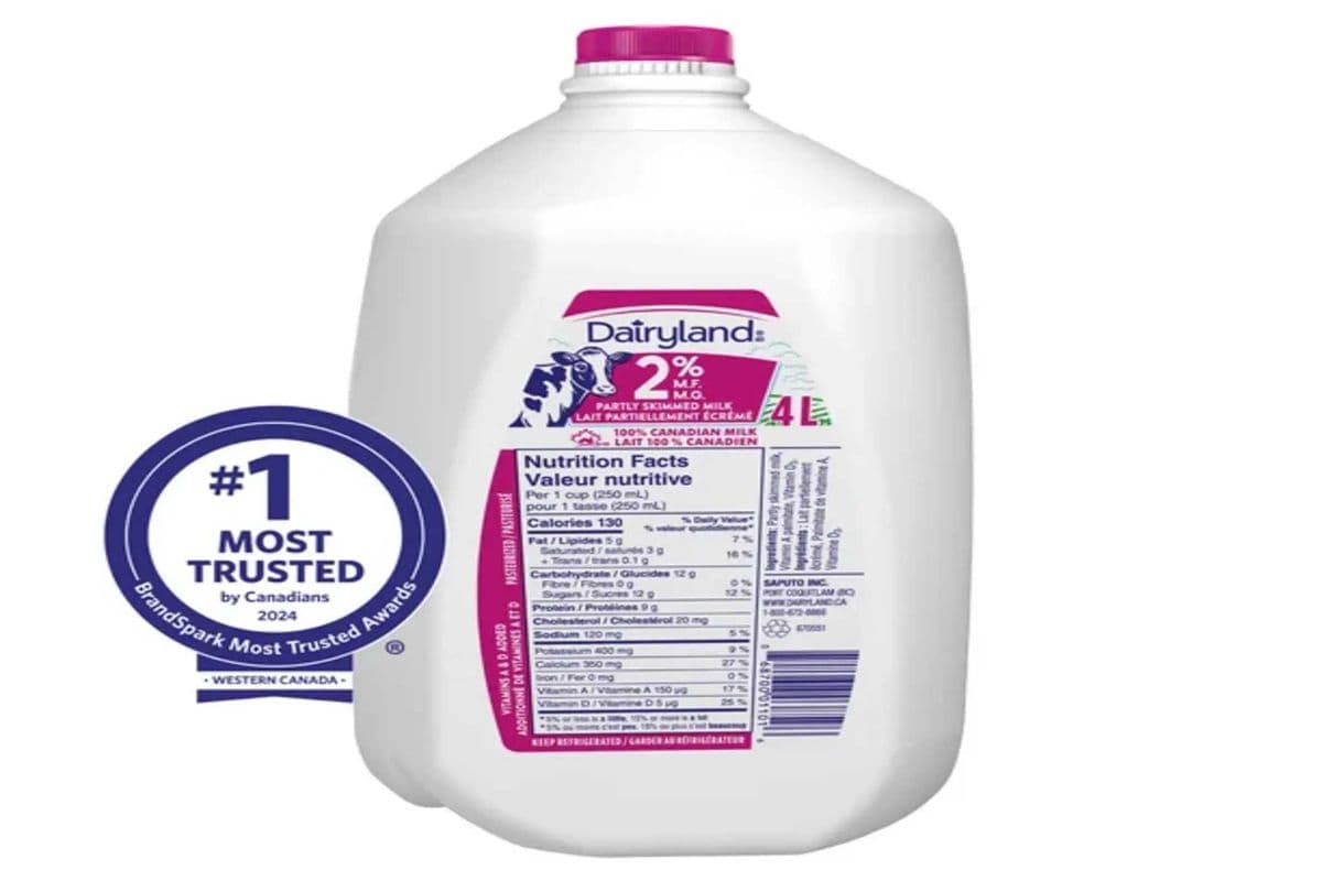 Dairyland Milk 2% 4L