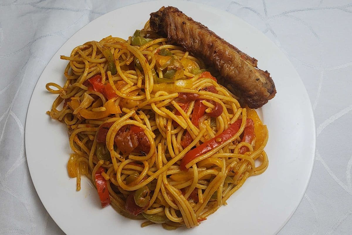 Spaghetti and Turkey OR Chicken OR Fish