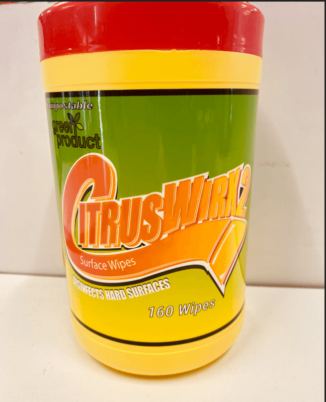 Citrus Wirk Disinfecting Wipes - compostable (160 ct) (160 ct)