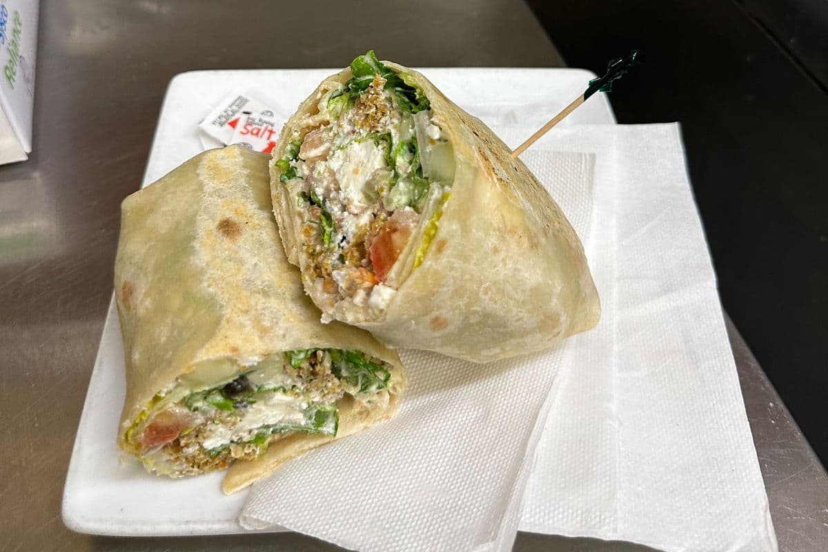 Chicken El Greco Wrap