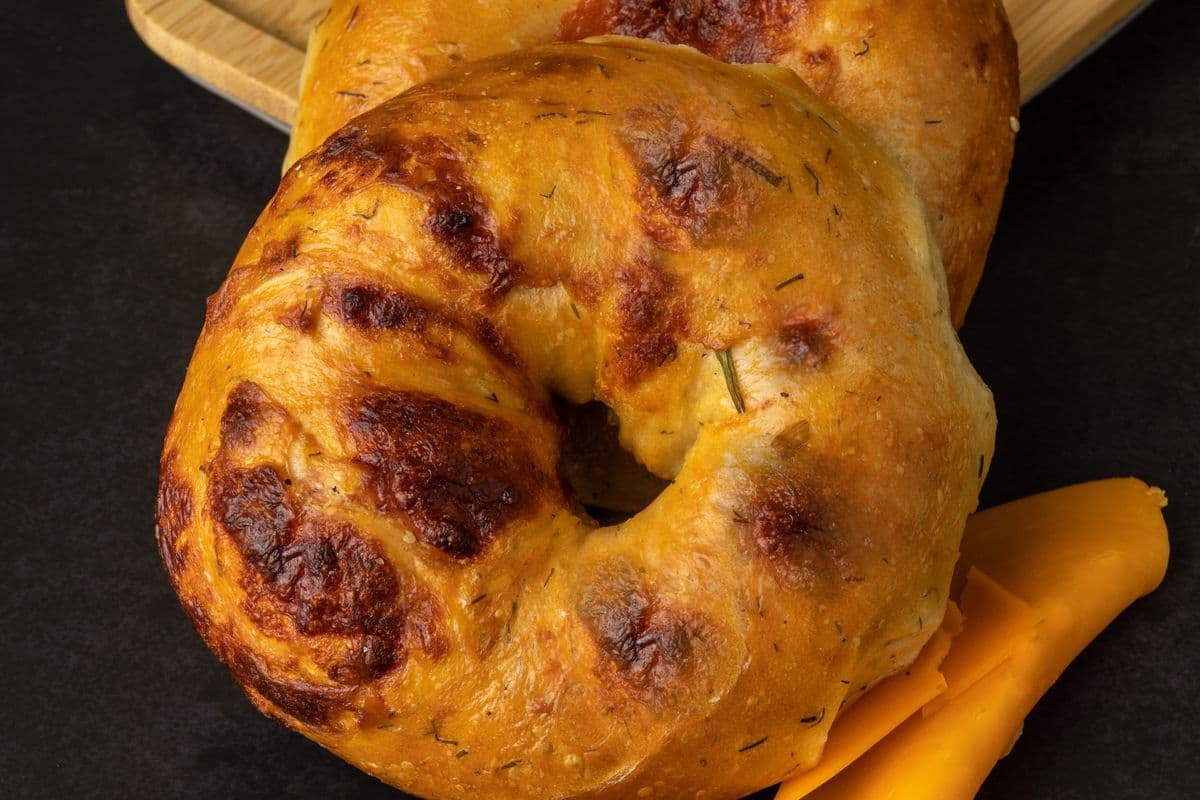 Cheddar Herb Bagel