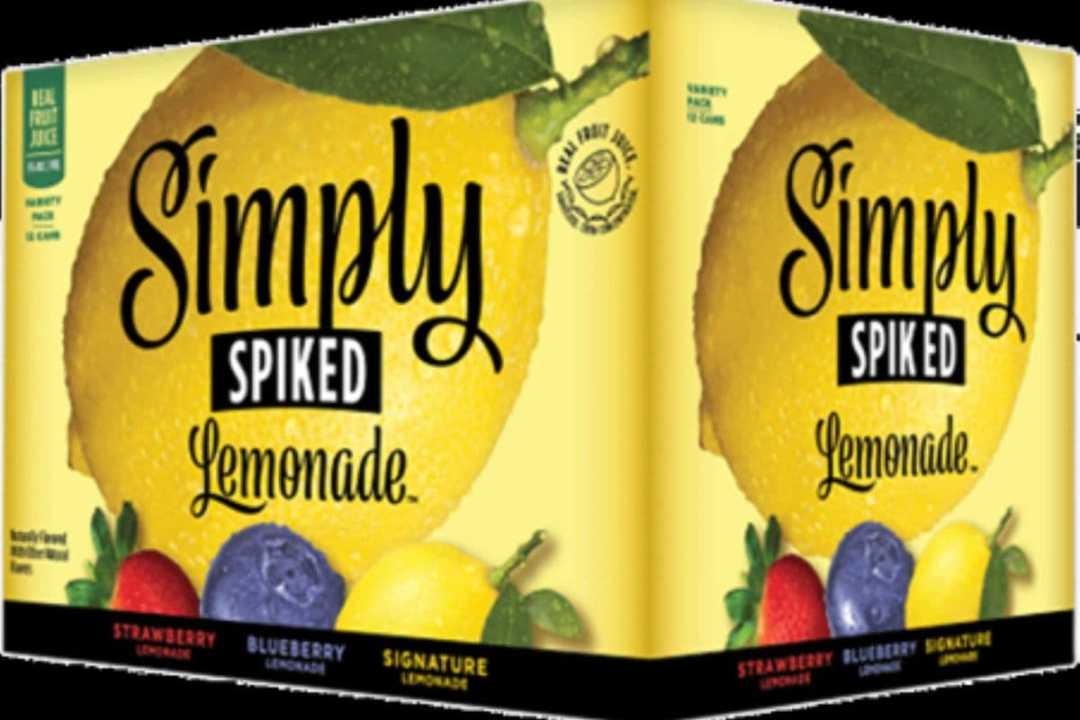12c Simply Spiked Lemonade Variety Pack (12 x 355 ml Cans)