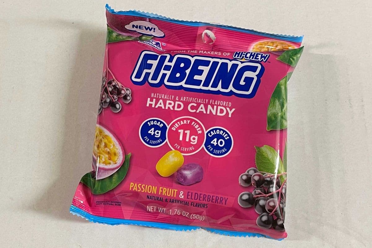 FI-Being Hard Candy Passion Fruit & Elderberry (50g bag)