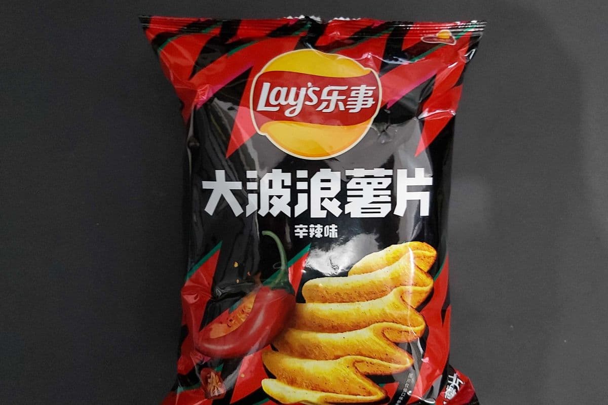 Lay's Double Crunchy Spicy (大波浪薯片 辛辣味) 70g
