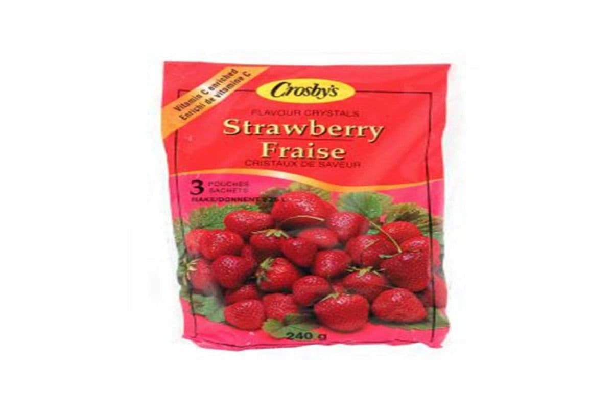 Crosby's Strawberry Flavoured Crystals 240g (240g)