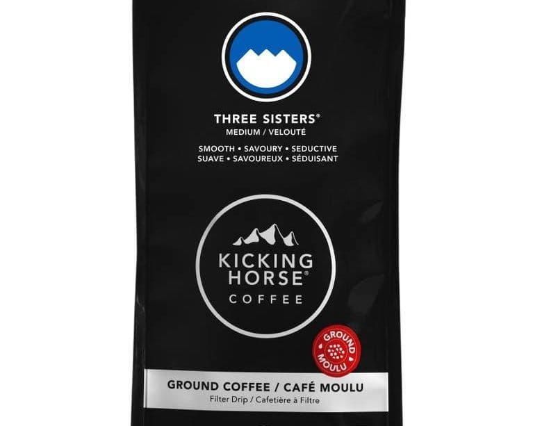 KICKING H0RSE GROUND COFFEE MEDIUM THREE SISTERS 284G