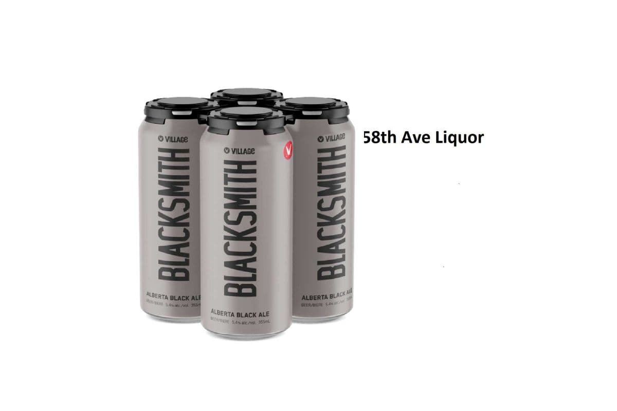VILLAGE BLACKSMITH ALBERTA BLACK ALE 4 CANS (1 x 4x473ML)
