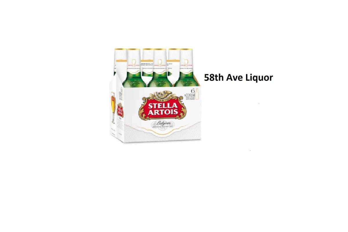STELLA ARTOIS 6 BOTTLES (1 x 6x330ML)