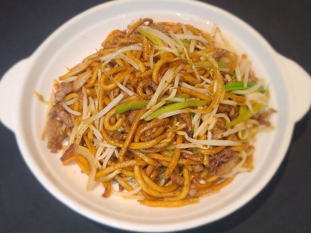 Black Pepper Beef with Udon Noodles/D117