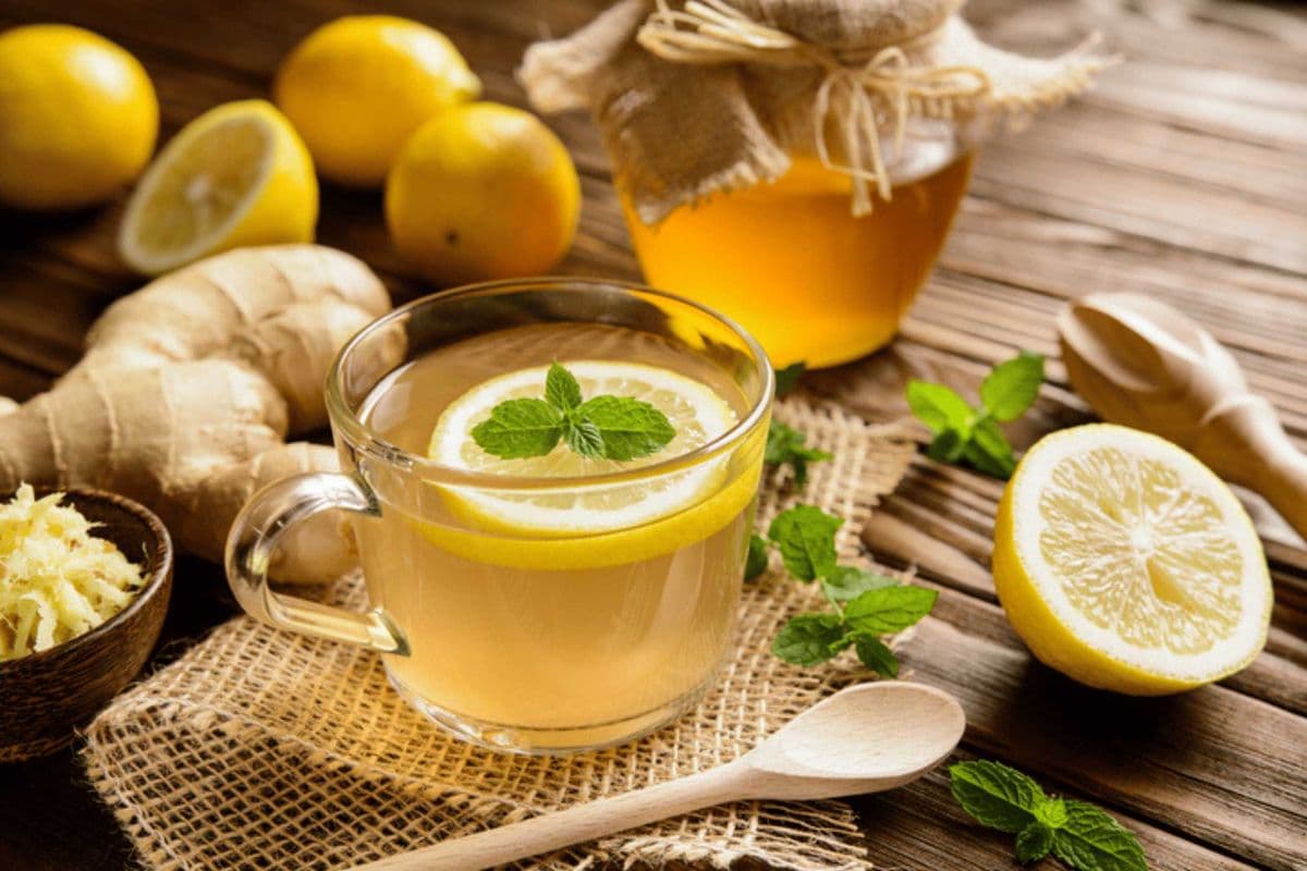 Lemon and Ginger Tea (8oz)