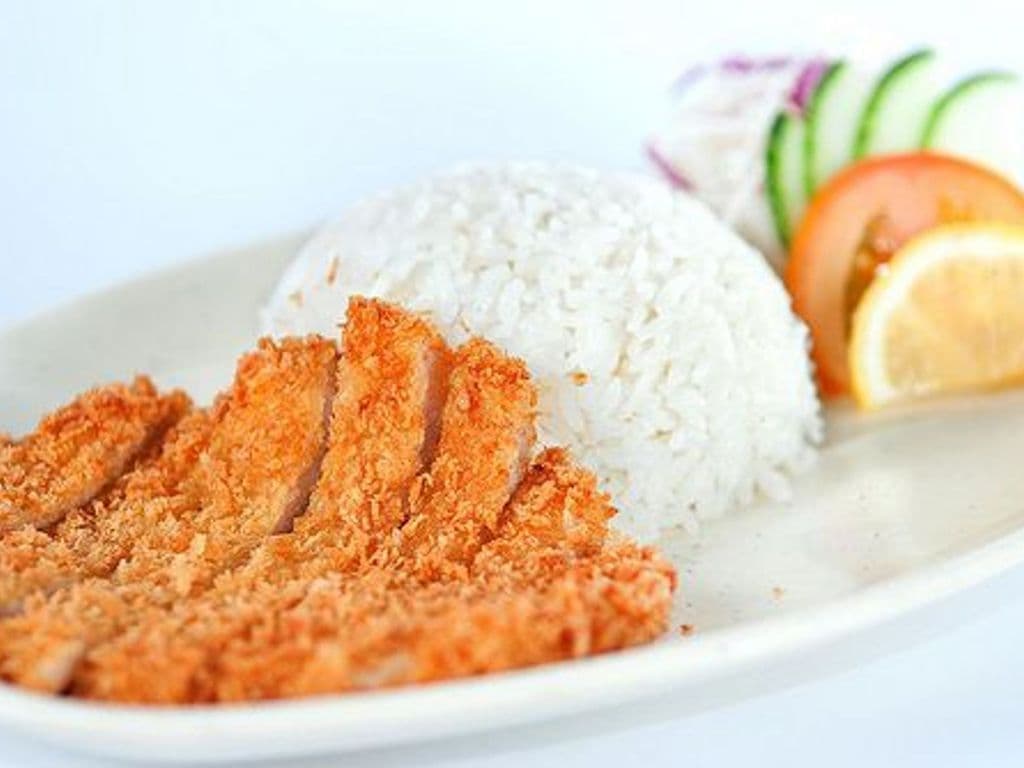 243.Chkn Cutlet w/Egg on Rice
