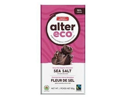 ALTER ECO SEA SALT CHOCOLATE 80G