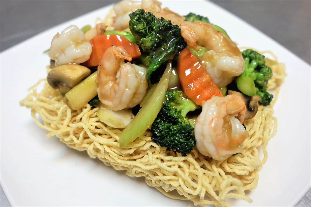 N3 Nid Crevettes / N3 Shrimp Nest ( Avec Soupe )