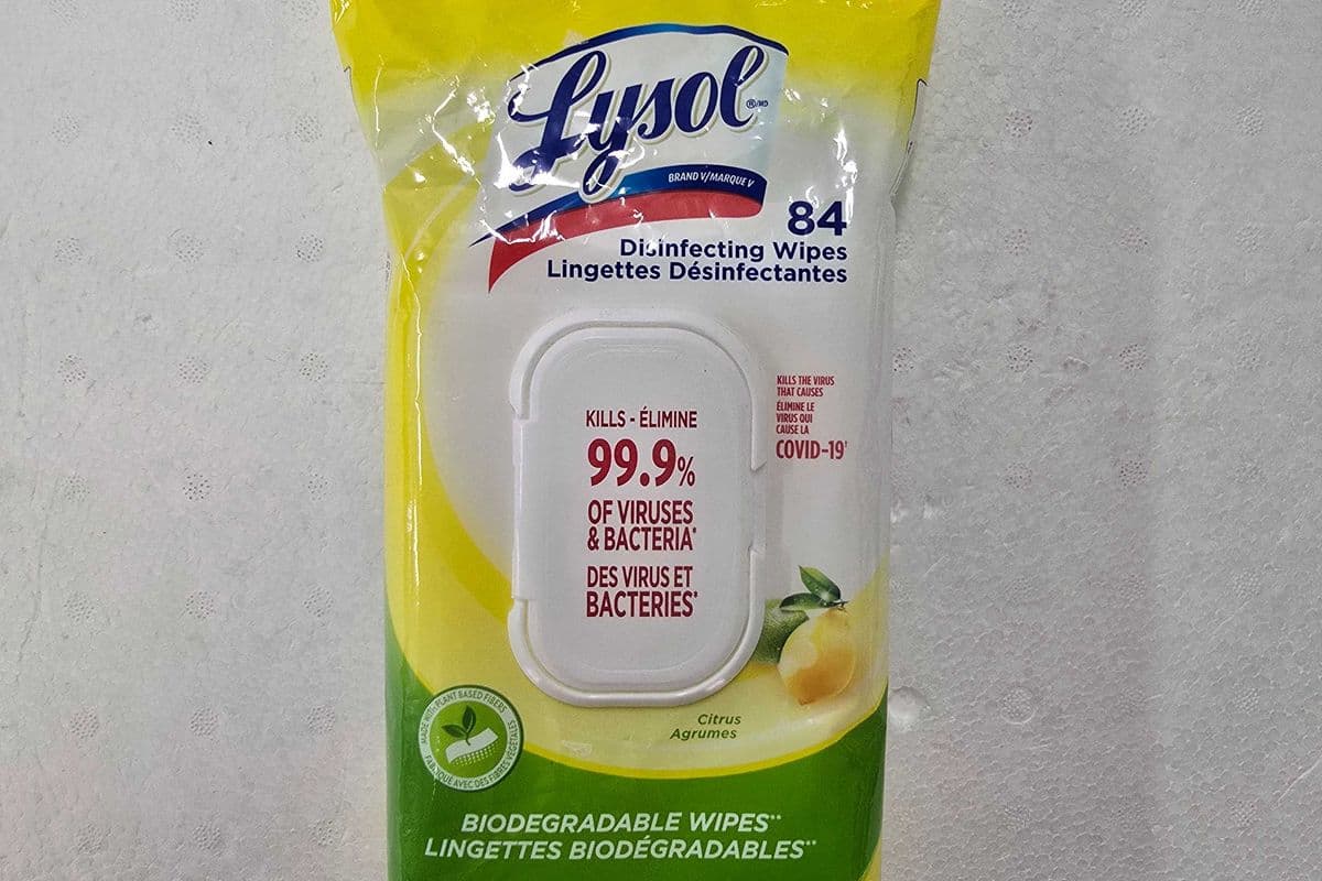 Lysol disinfecting wipes citrus (84 wipes)