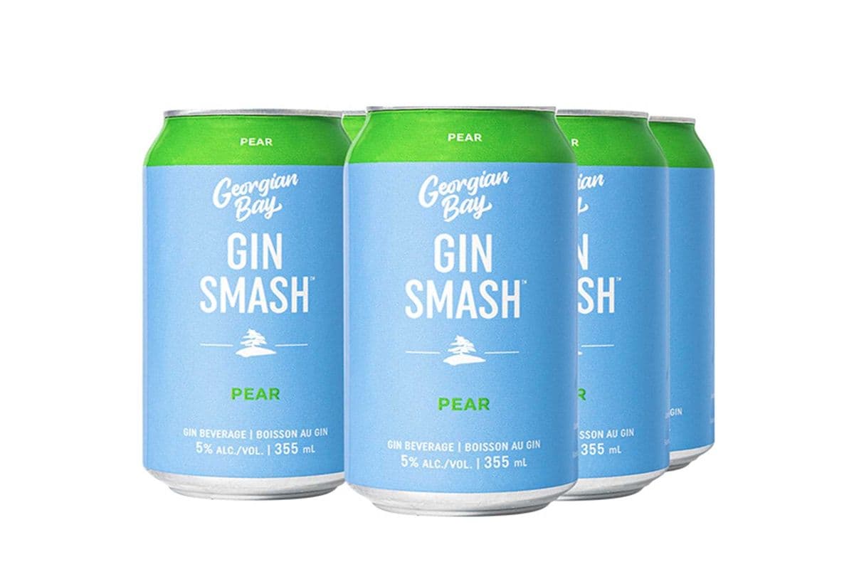 GEORGIAN BAY PEAR GIN SMASH 6 CANS (6 x 355 ML)