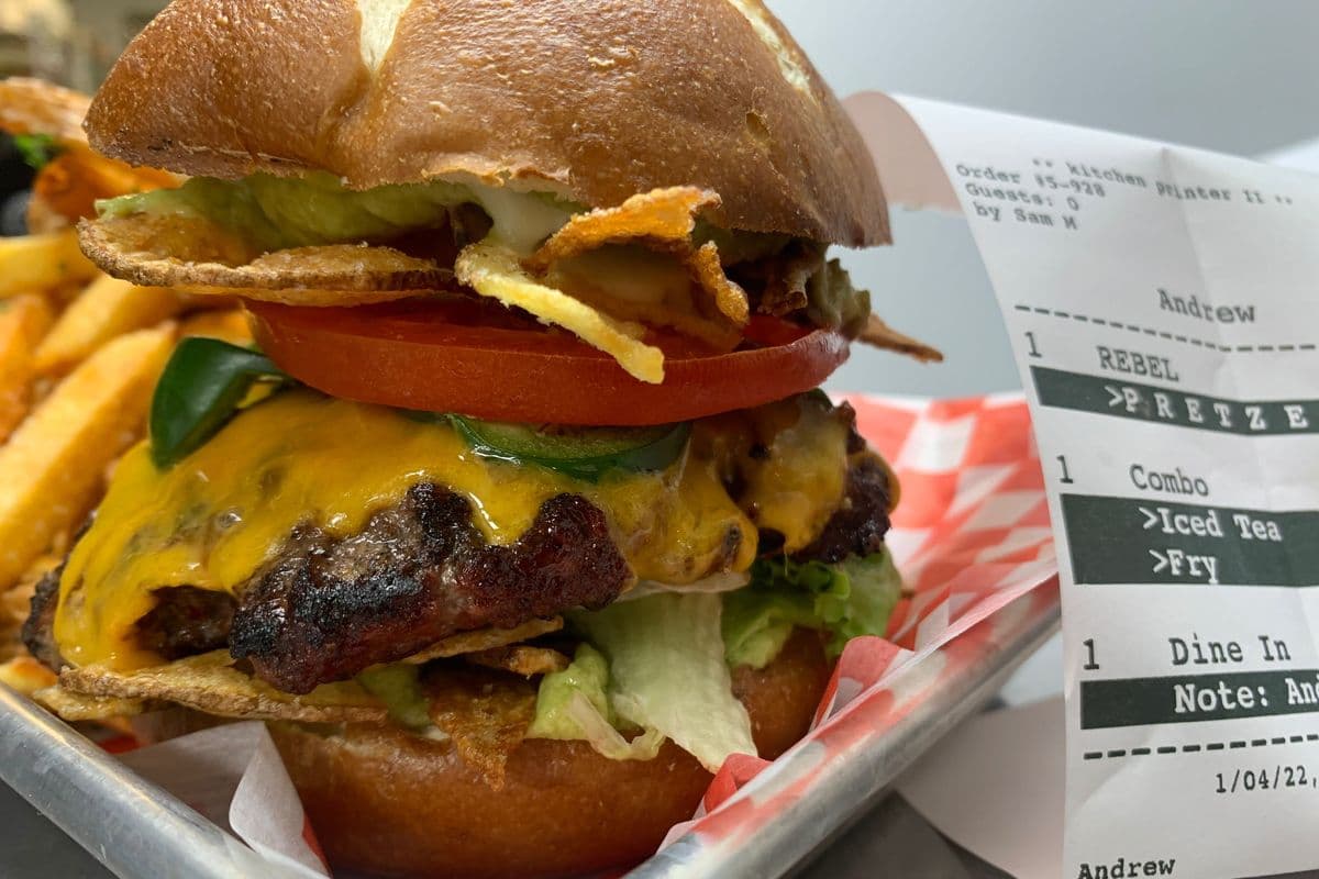 The Rebel Burger w/ Side