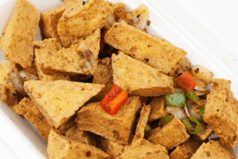 39. Deep-Fried Bean Curd with Vegetables