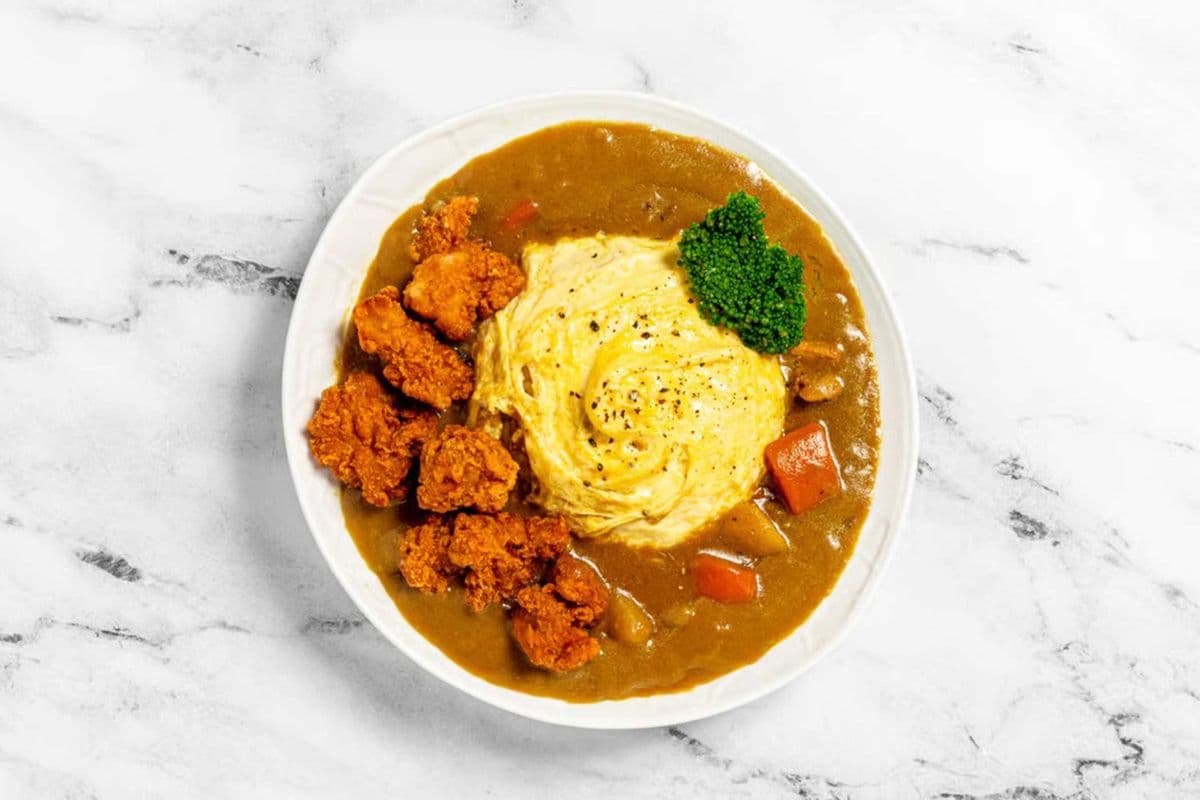 Omurice Karaage Curry