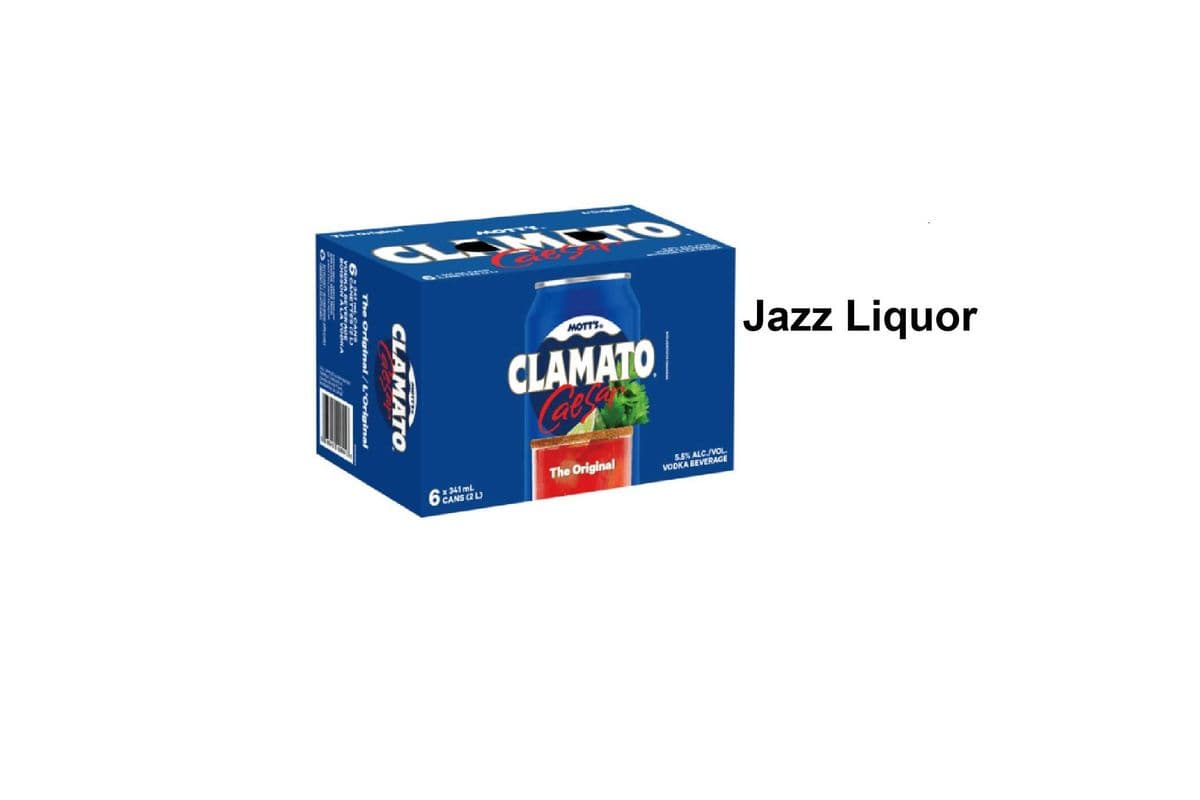 MOTT'S CLAMATO CAESAR ORIGINAL 6 CANS (1 x 6x341ML)