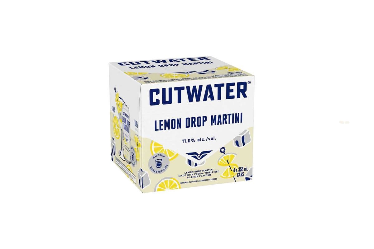 Cutwater Lemon Drop Martini (4 Cans) (1 x 4x355ML)
