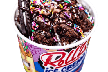 Fudge Brownie Thai Roll Ice Cream