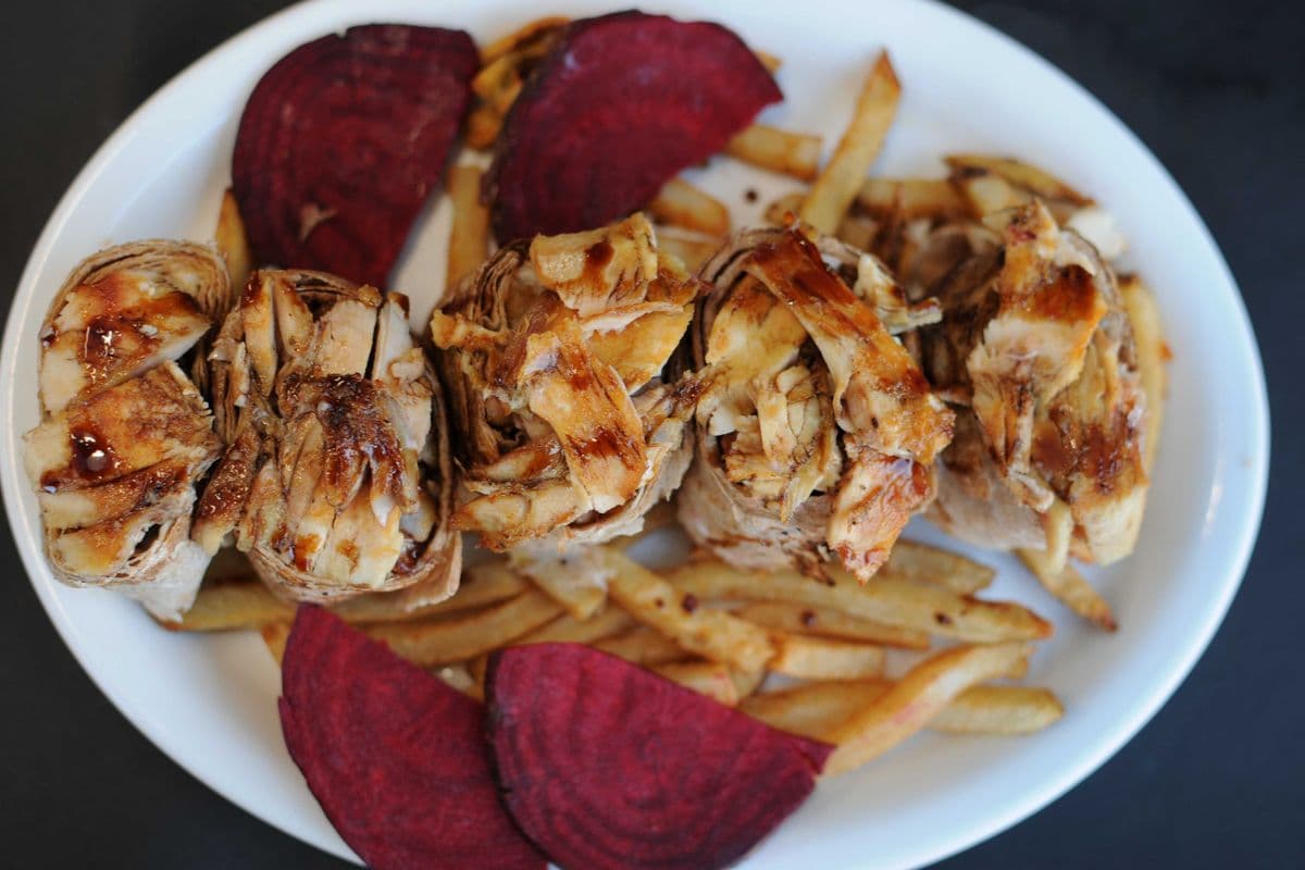 Saj Shawarma sandwich