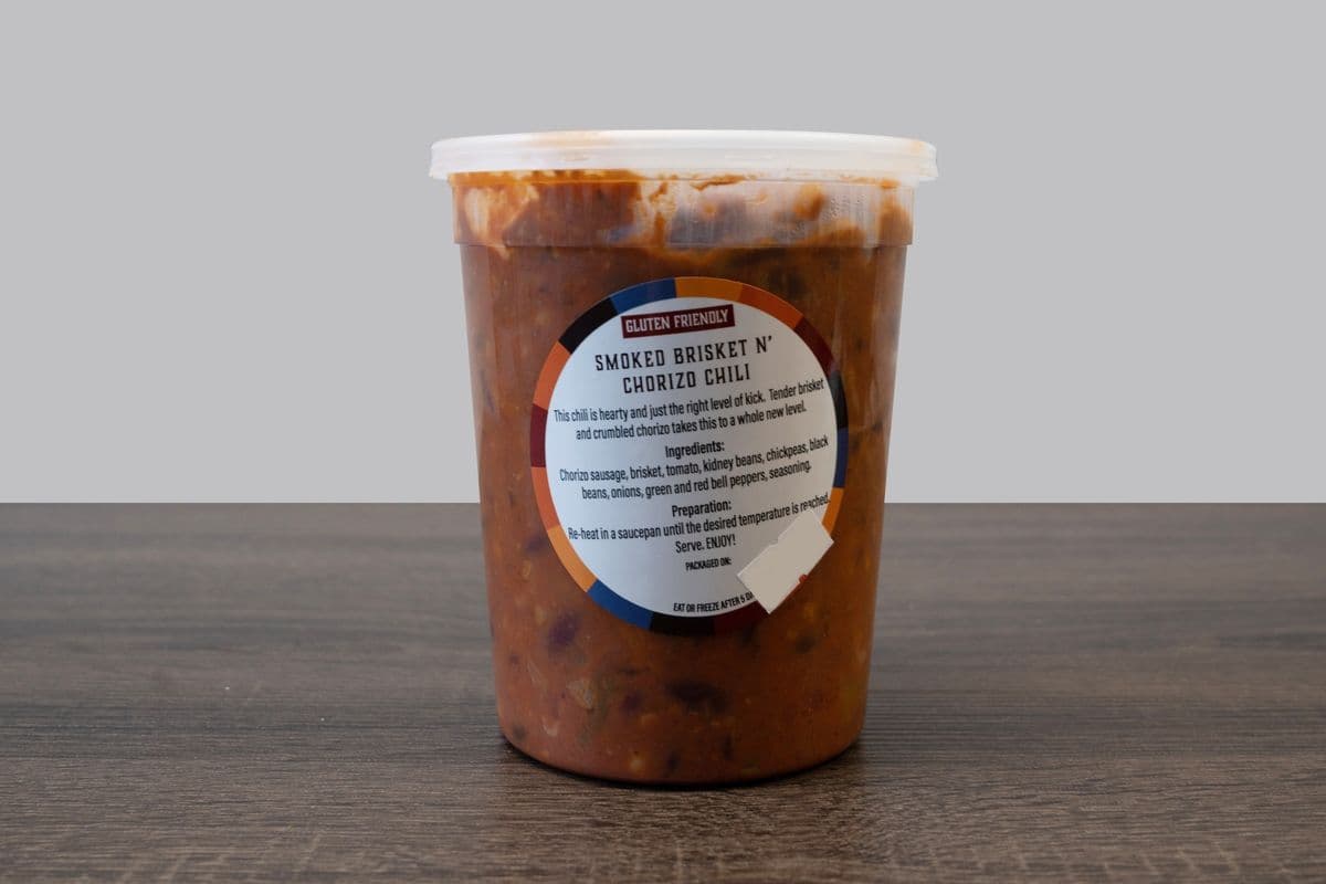 Smoked Brisket and Chorizo Chilli (Full Litre)