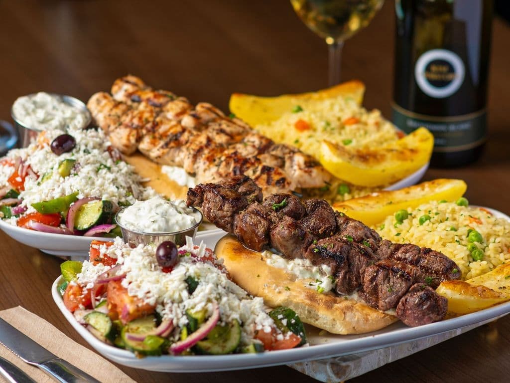 2 Souvlaki Dinners