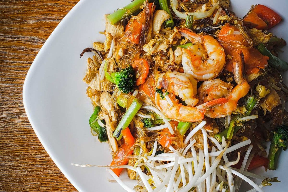 Stir Fried Glass Noodles