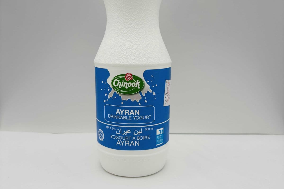 Ayran Drinkable Yogurt, Plain Flavour - 500 ML (500 ml)